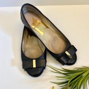 Michael Kors Kiera Black Flats